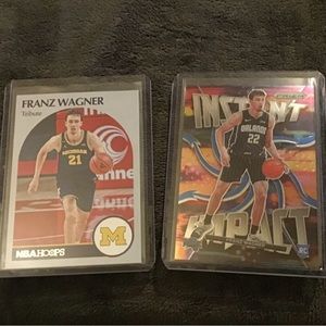 Franz Wagner 2021-22 Panini Prizm Rookie Card-Instant Impact RC-Orlando Magic